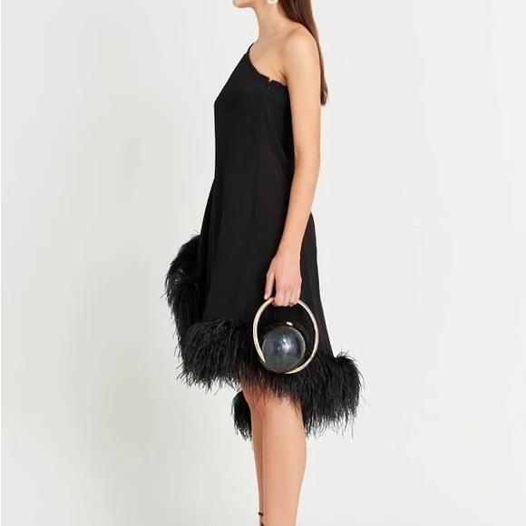 NWT CULT GAIA BLACK MYRTLE DRESS SIZE XL - Picture 5 of 10